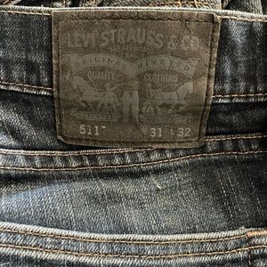 Men’s Levi’s 511 W 31 L 32 dark wash jeans